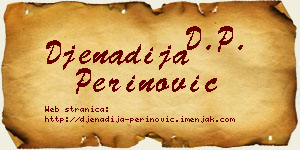 Đenadija Perinović vizit kartica